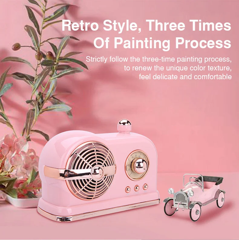 Retro Bluetooth Speaker Portable Wireless Speakers Column Bass Stereo Subwoofer Support TF Card USB disk Music Player (4)