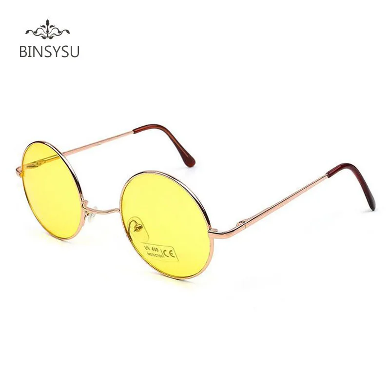 

Retro Sunglasses Men/women Prince Circular Mirror Glasses Trend Alloy Frame Sunglasses Transparent Lens Colors