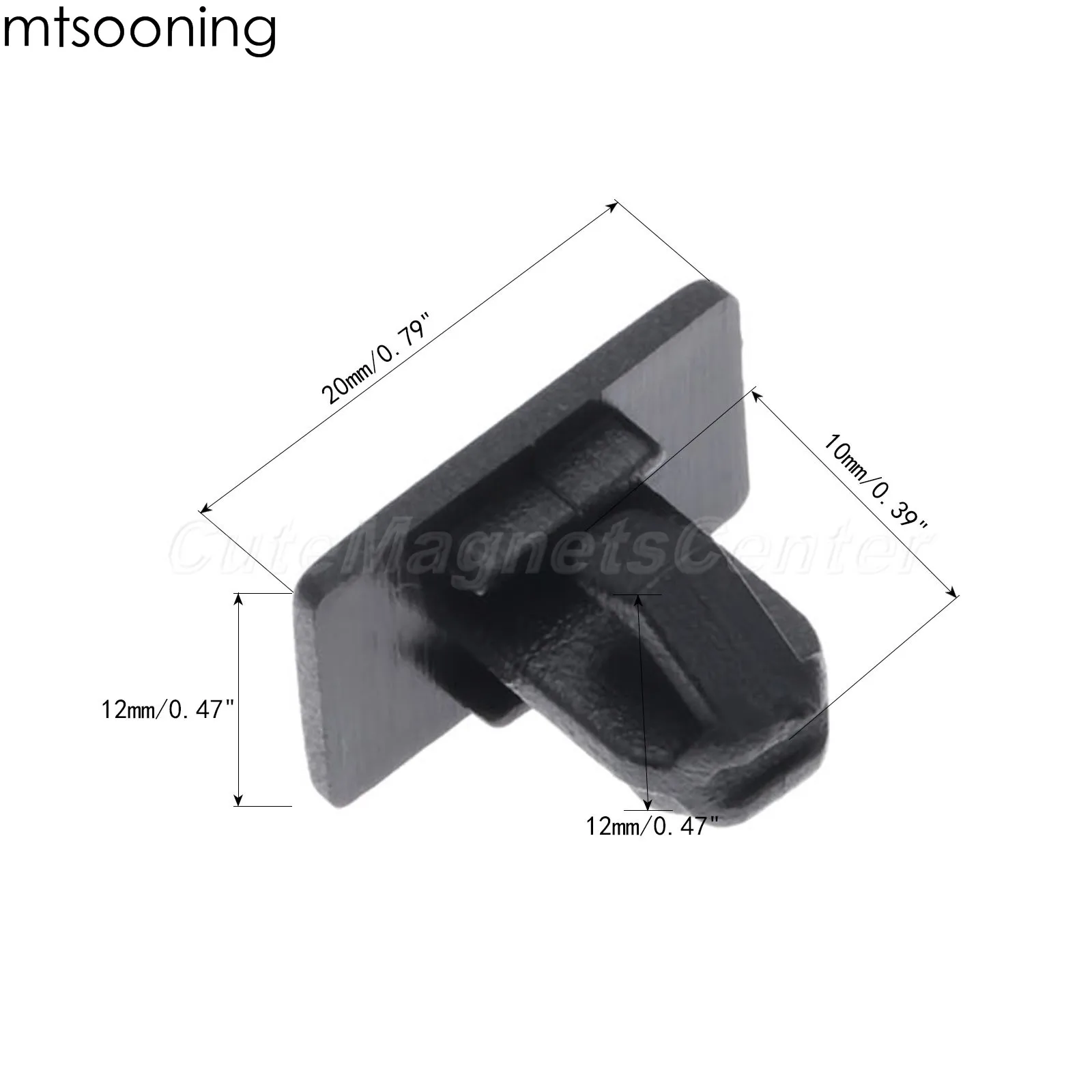 4x Black Rocker Molding Panel Clips 1BA41AX1AA For Dodge Charger Magnum Chrysler