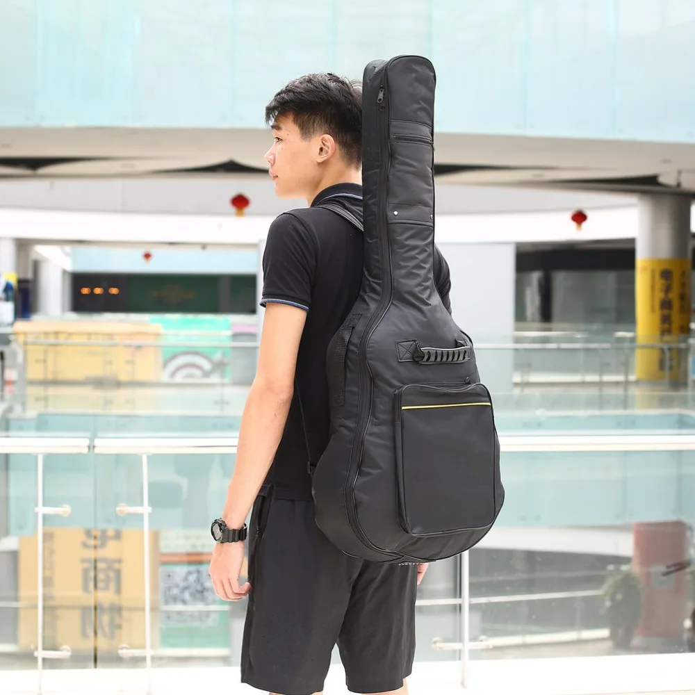 

TSAI 40 Inch / 41 Inch Guitar Bag Carry Case Backpack Oxford Acoustic Folk Guitar Gig Bag Cover with Double Shoulder Straps
