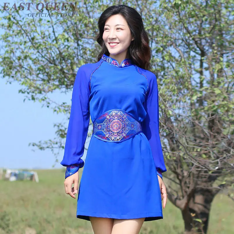 Тибетское платье Тибетский одежда китайское платье cheongsam qipao orienal Китай Традиционный китайский одежда для женщин AA4129