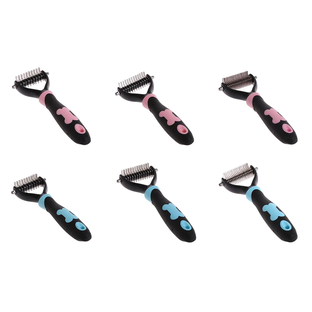 

2019 Dog Pet Brush Dematting Grooming Deshedding Tool Trimmer Comb Rake 10/13/18 Blades halloween or christmas gift