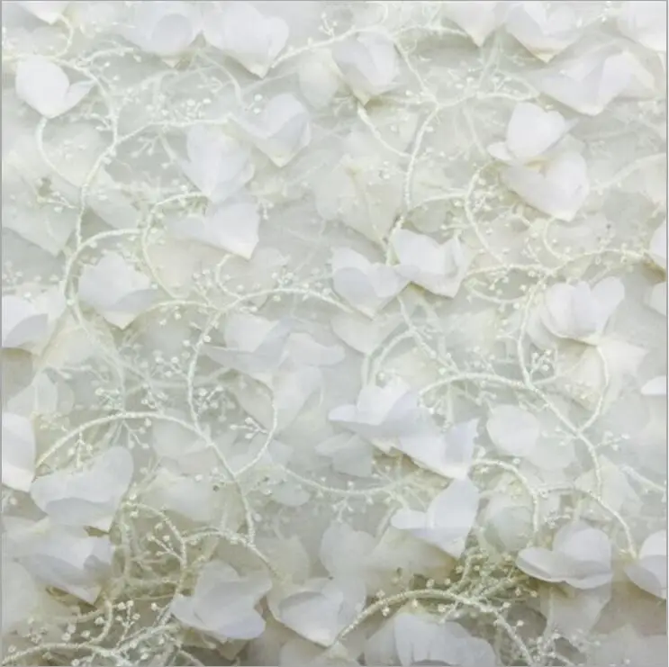 3D сетка сделай сам объемная кружевная ткань с принтом ширина 130 см аппликацией