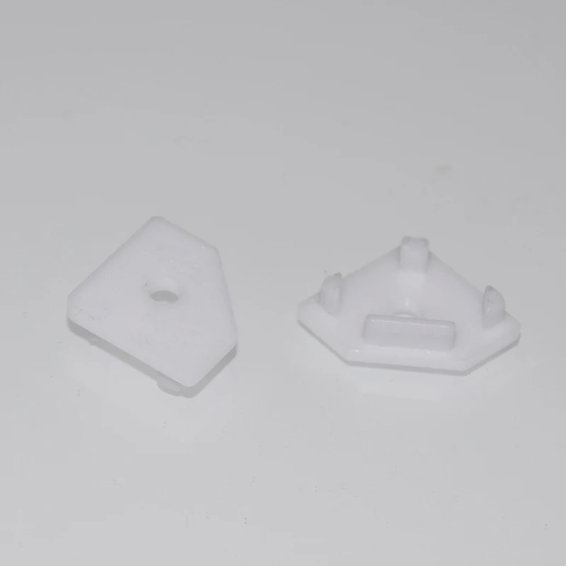 Алюминиевый профиль аксессуары s концевые крышки, водонепроницаемый ПК крышка для алюминиевого профиля