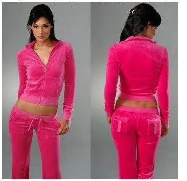 velour jogging suit