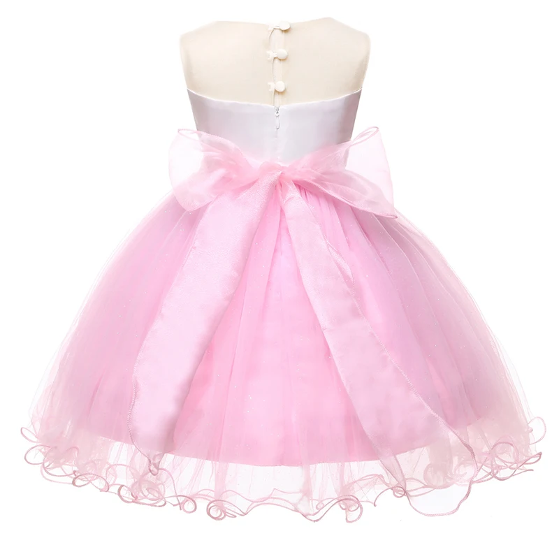 Платье для новорожденных девочек Летнее Детское Единорог вечерние платье Платье для первого дня рождения для малышей; платье принцессы для девочек vestidos infantil