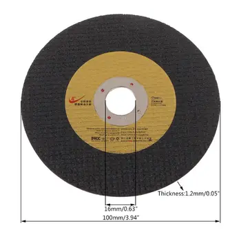 

5pcs Abrasive Metal Cutting Saw Blades Cut Off Wheel Sharpener Diamond Grinding Disc Wheel High Performance Random Color