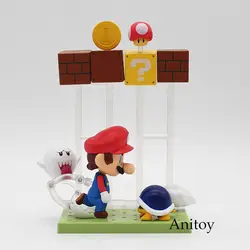 Super Mario Bros wii фигура Марио с жаба Koopa Boo #473 Nendoroid ПВХ фигурку украшения вечерние игрушечные лошадки 10 см KT3746