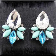 Женские модные серьги, Новое поступление, брендовые милые металлические серьги-гвоздики с кристаллами для женщин и девушек E379 381 382 397