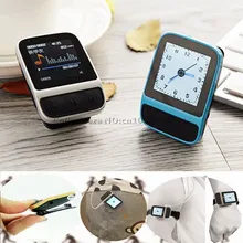 Новинка, спортивные мини-часы с зажимом, MP3 плеер, экран 1,4, 8 ГБ, с FM, спортивный шагомер, MP3 музыка, APE Flac, музыкальный плеер без потерь