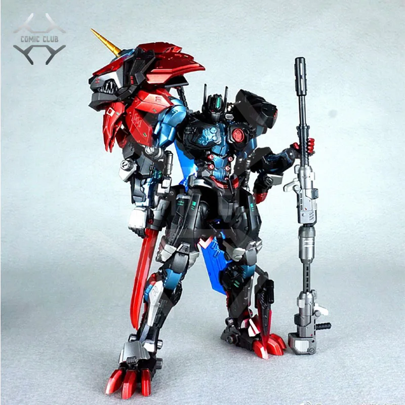 

COMIC CLUB IN-Stock neoart new version tf Transformation black lion leo robot op metal made action figure toy