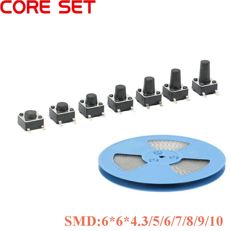20pc 6*6*4.3 Panel PCB Momentary Tactile Tact Push Button Micro Switch 4 Pin  BH 