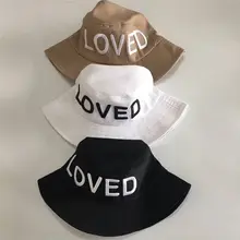 С надписью «love» и панамка с вышивкой Рыбацкая шляпа на открытом воздухе Дорожная шляпа шляпы от солнца для мужчин и женщин 262