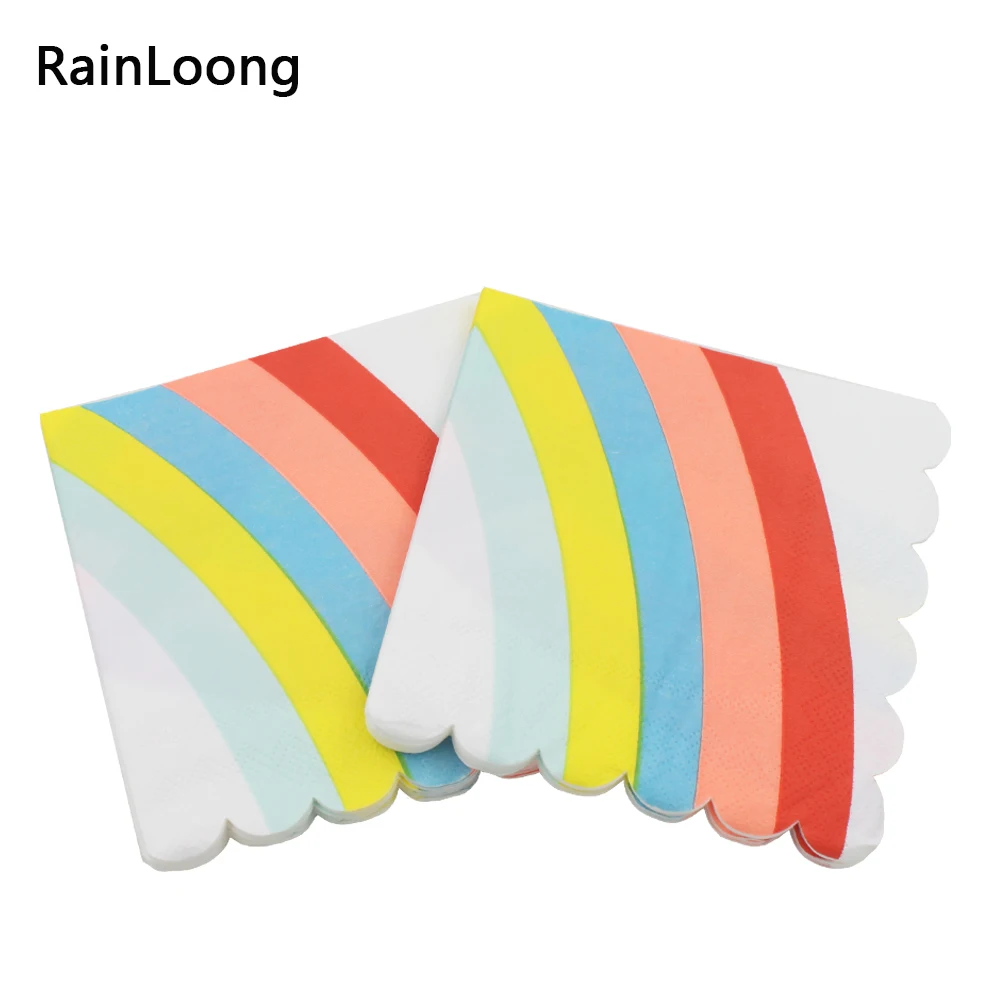 [RainLoong] 3plys бумажная салфетка из золотой фольги для напитков Yay праздничные и