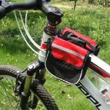 3 цвета Водонепроницаемая дорожная сумка MTB рамка Передняя труба сумка для сотового телефона велосипеда