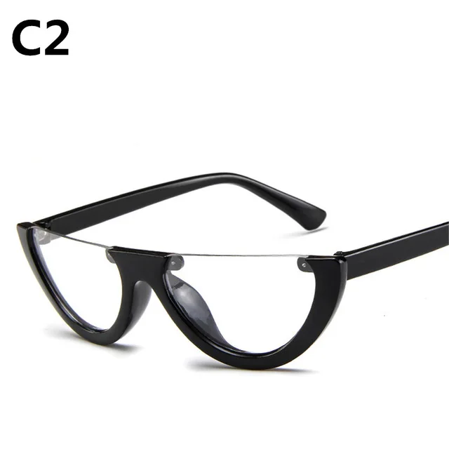 ZXRCYYL полкоробки кошачий глаз солнцезащитные очки женские модные брендовые дизайнерские солнцезащитные очки женские Oculos de sol UV400 - Цвет линз: C2