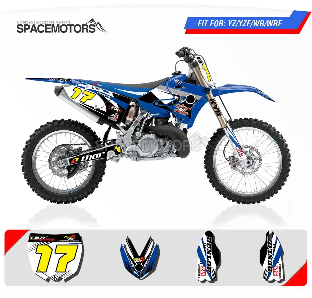 MX stickers 3M Переводные картинки набор графических наклеек для YZ F YZ WR F YZ F X 1996- 3M наклейки виниловые 125 250 426