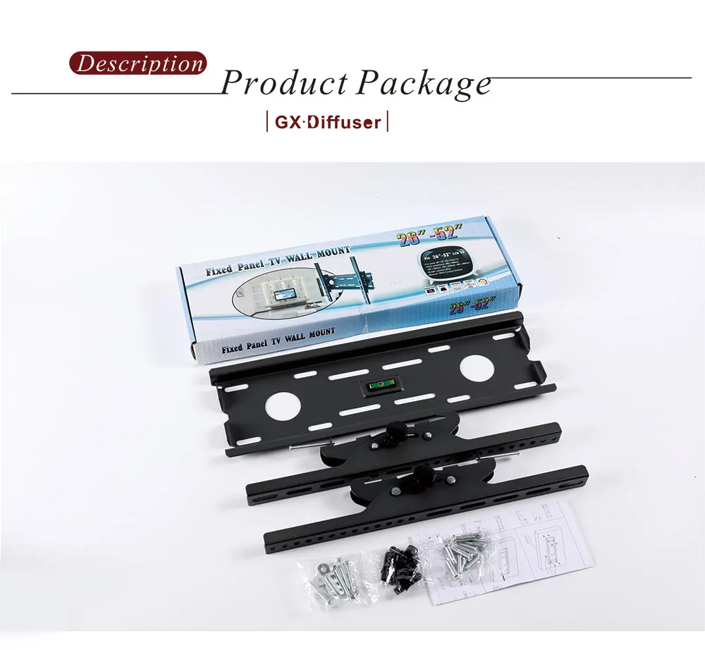 TV Bracket For 26''-52'' LCD LED TV SPCC Coating Finishing Material TV Wall Mounted (7)