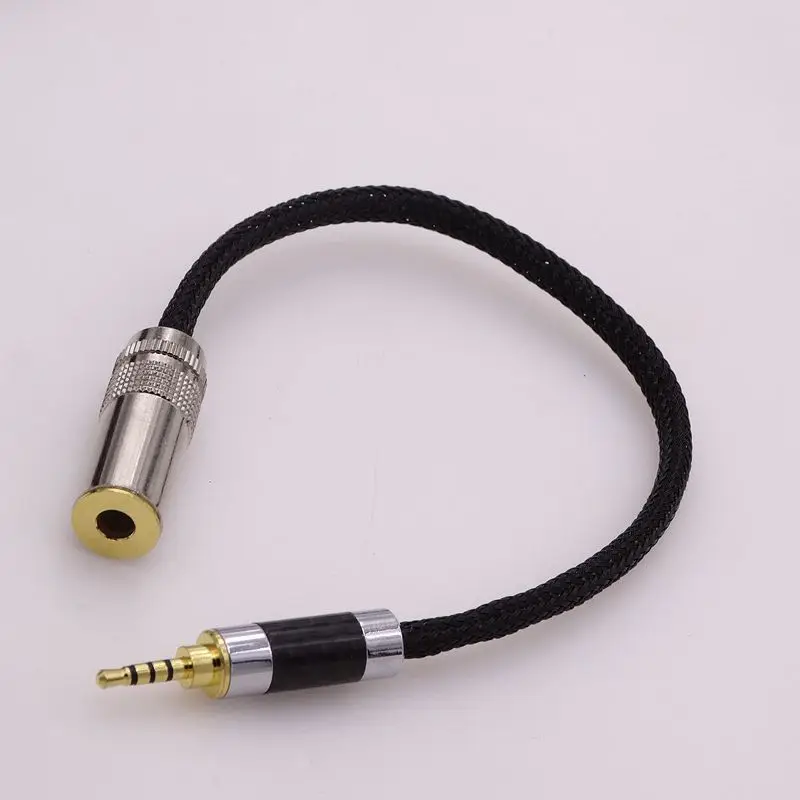 1meter hi end 4 core copper wires 2.5mm TRRS to 4.4mm female audio