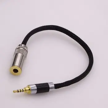 

1meter hi-end 4 core copper wires 2.5mm TRRS to 4.4mm female audio adapter cable for sony headphones