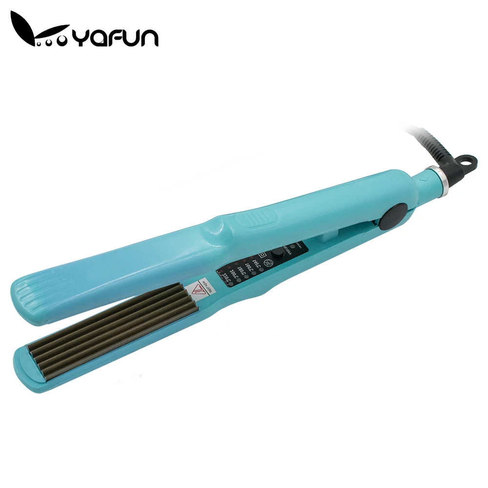 TINGXUAN Corrugated Curling Hair Chapinha Hair Straightener Crimper Fluffy Small Waves Hair Curlers Curling Irons Styling