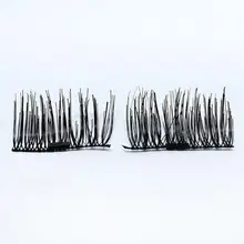 2 коробки магнитные Накладные ресницы ручной работы магнитные накладные ресницы крест Толстые Накладные наращивание ресниц макияж супер натуральный длинный мнимый ресницы