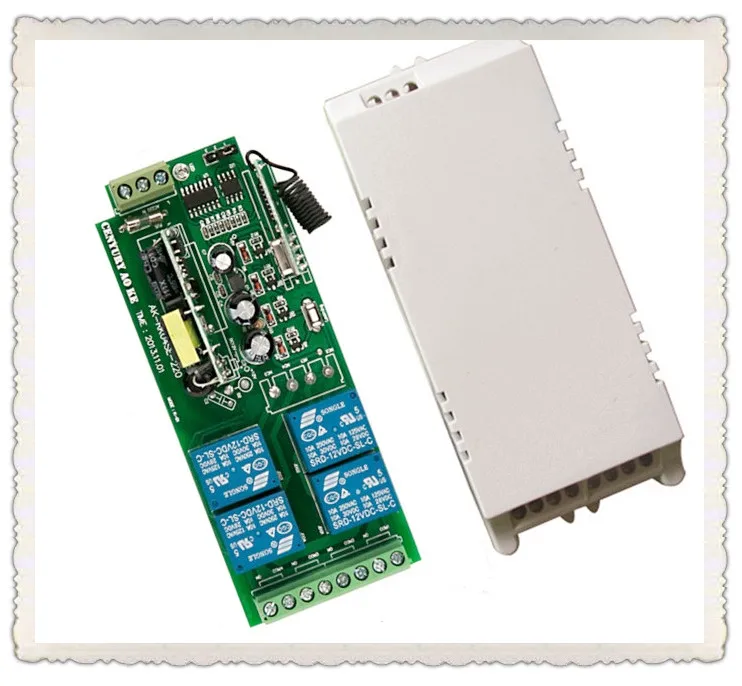 AC 85 V 265 110V 220V 230V 4 канала RF беспроводной переключатель системы дистанционного