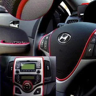 

Free shipping 3M DIY Car Interior Decoration MOULDING Trim Decorative Strip Blue color Line