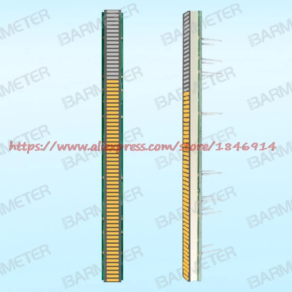 BL64-1005M 64 раздел 100 мм желтый светодиодный дисплей bargraph