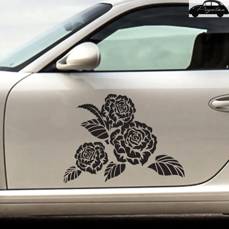 Pegatina Flower Sticker Car Decal Posters Vinyl Wall Decals Decor Mural Sticker