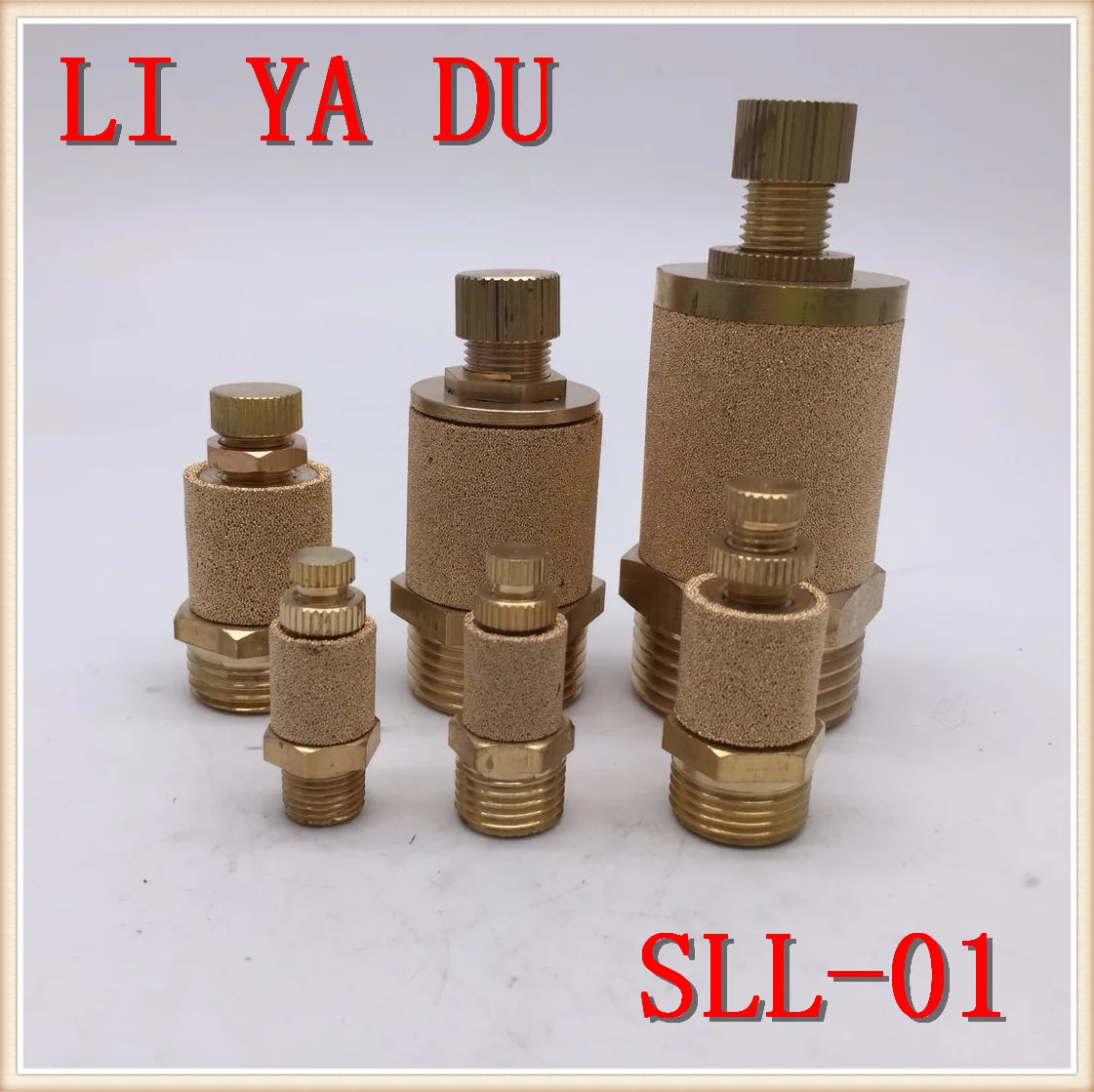 2 шт. SLL-01 G1/8 глушитель дроссельной заслонки полностью медный регулируемый поток
