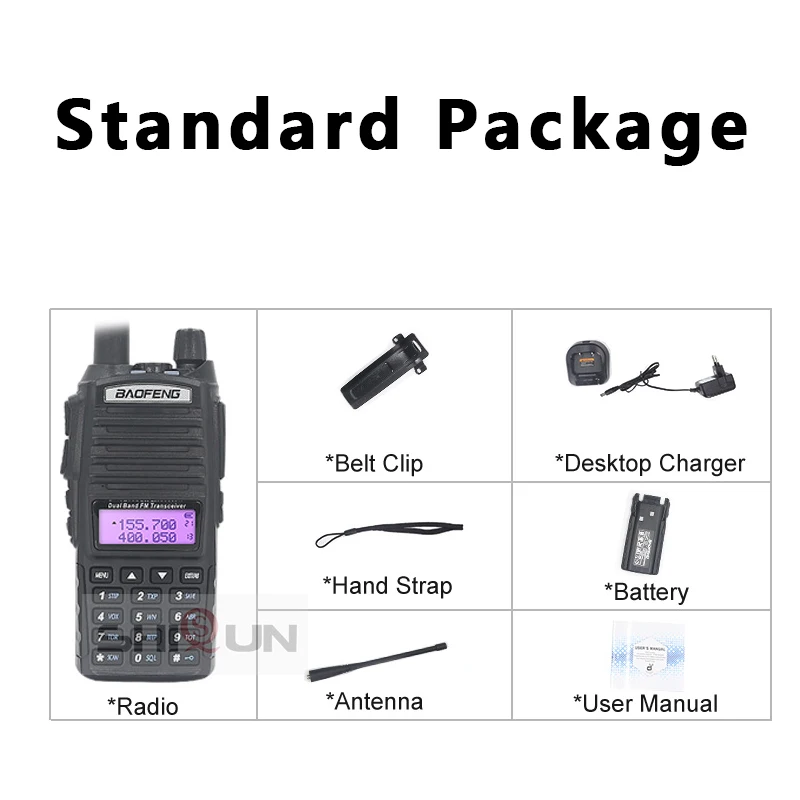 8 Вт UV-82 для переносного приемо-передатчика Dual Band с NA-771 VHF/UHF UV 82 иди и болтай Walkie Talkie “иди и 10 км UV82 BaoFeng 8 Вт 10 км UV-9R UV-5R