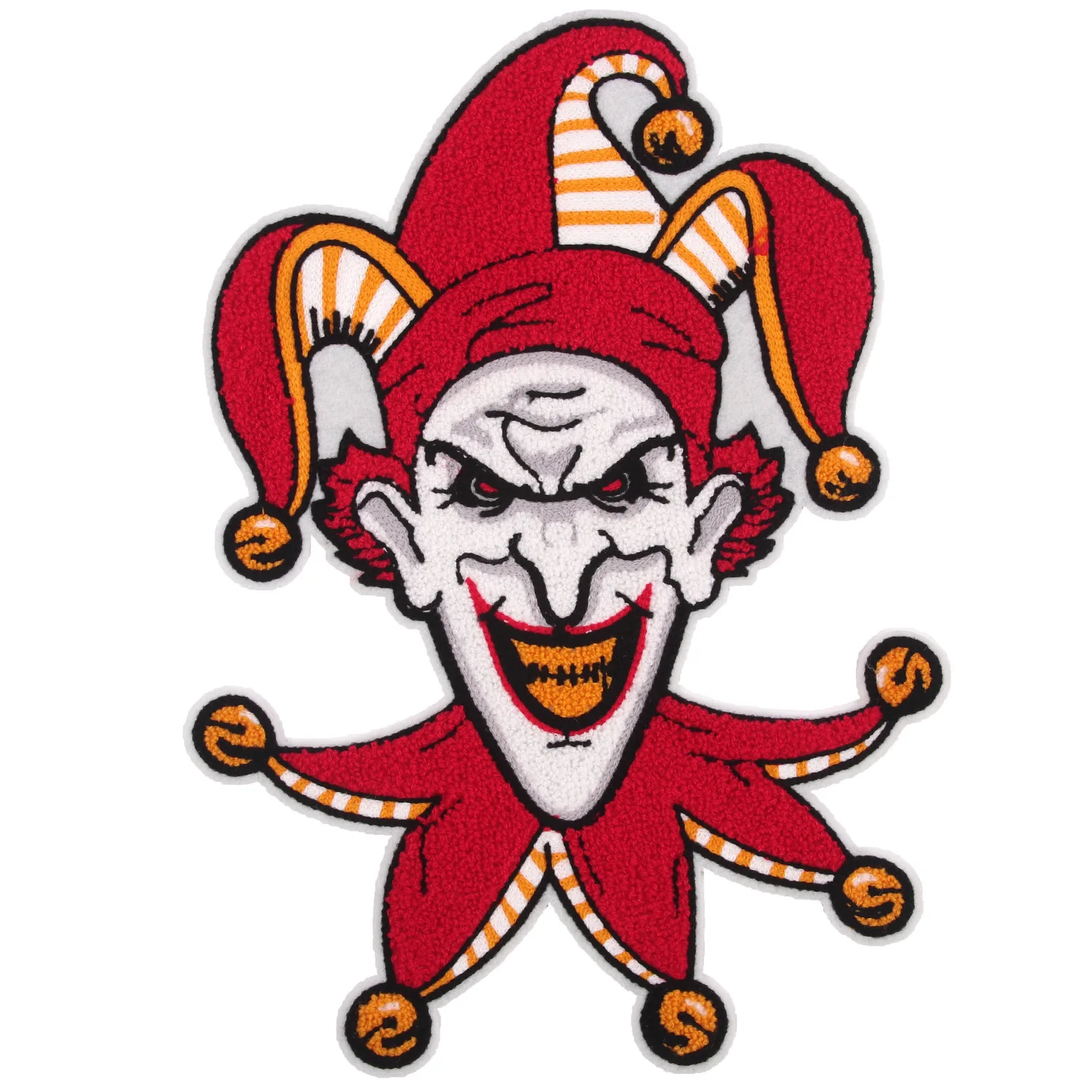 Cartoon Towel Embroidery Appliques Sew On Circus troupe Clown Patches for Clothing Accessories Bag T-shirt Decor Cute Badges