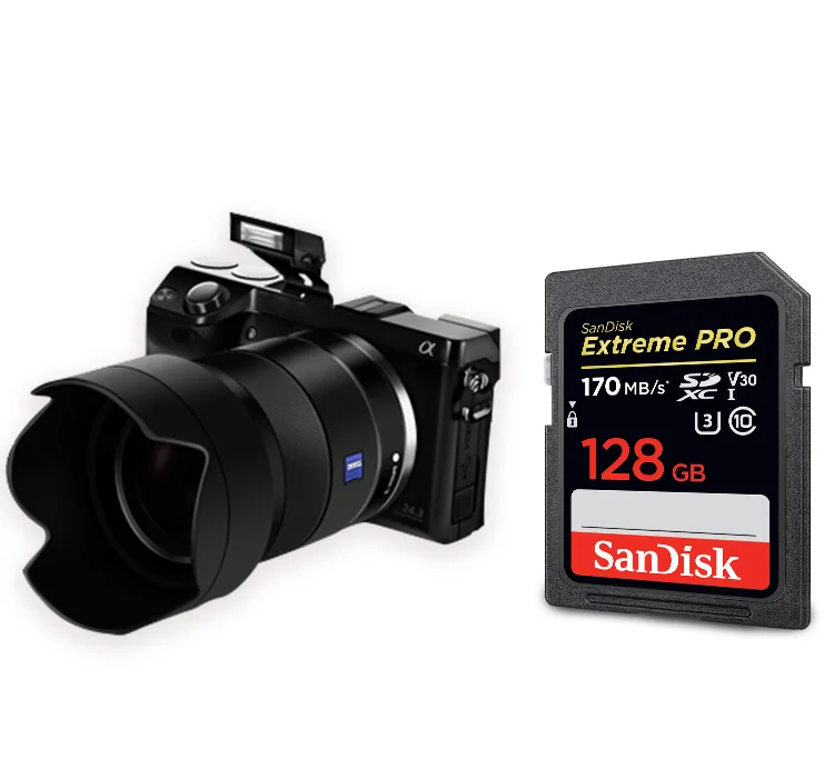 Карта памяти SanDisk Extreme Pro SDHC SDXC SD карта 95 МБ/с./с 32 Гб 64 Гб 128 Гб класс 10 C10 U3 V30 UHS-I 4K для камеры