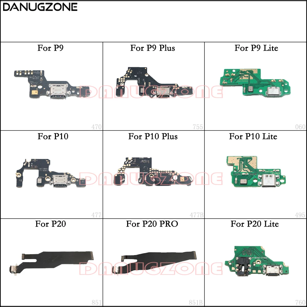 

USB Charging Port Dock Plug Socket Jack Connector Charge Board Flex Cable For Huawei P10 Lite P9 Plus P20 Pro