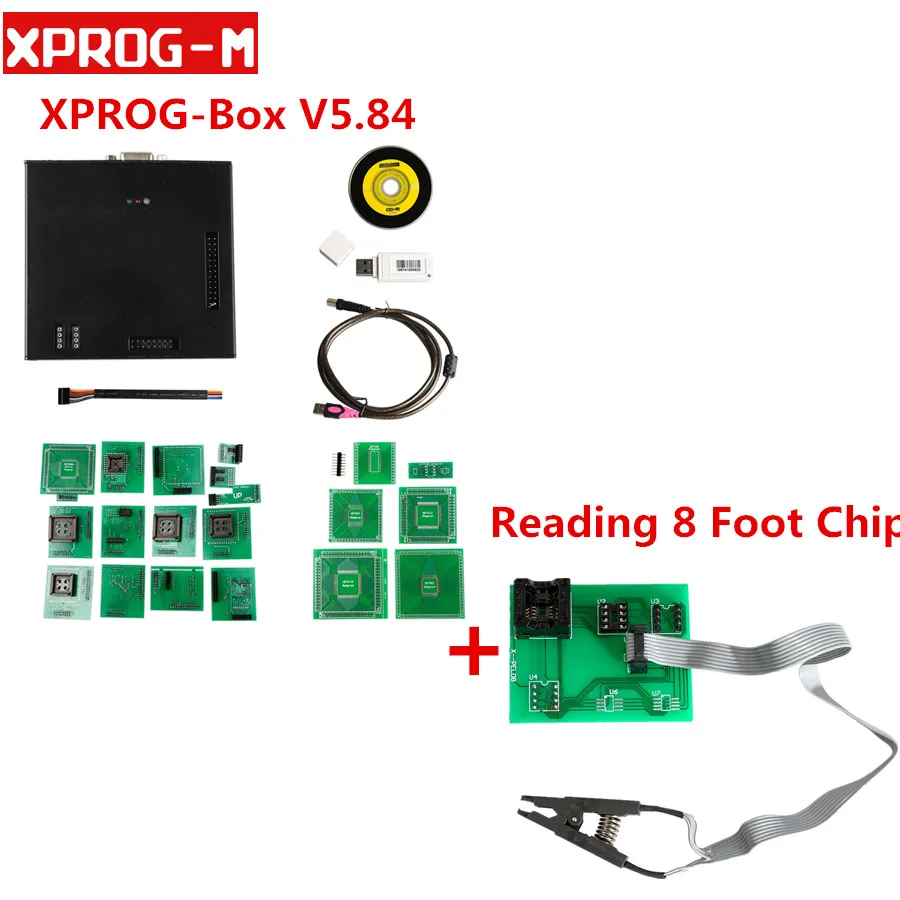 

Latest Version X-PROG Box ECU Programmer XPROG-M V5.84 with USB Dongle XPROG M Firmware V4.4