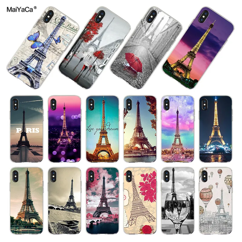 Чехол для iphone 12 7 6 X XR XS MAX оболочка с надписью Love Paris Eiffel tower Франция чехлы телефонов