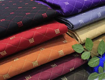 

Polyester linen fabric imitation linen material car cover sofa cloth cushion bed composite sponge embroidery quilted cotton 1m