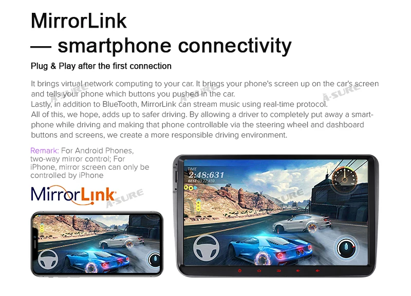 Excellent A-Sure 2 Din 9 Inch Android 9.0 Car Radio GPS For Volkswagen VW Tiguan Polo Golf 5 6 Passat b6 Caddy Transporter T5 Touran Skoda 17 Excellent A-Sure 2 Din 9 Inch Android 9.0 Car Radio GPS For Volkswagen VW Tiguan Polo Golf 5 6 Passat b6 Caddy Transporter T5 Touran Skoda 17