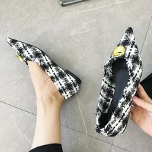 Модная женская обувь с пряжкой; женская обувь на плоской подошве с острым носком; Роскошные Дизайнерские высококачественные слипоны; женская свадебная обувь на плоской подошве; Свадебная обувь