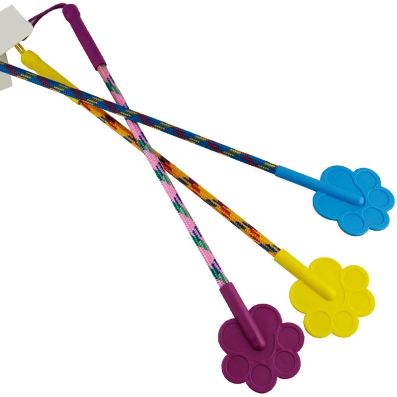 Pet Training Stick Pet Flexible Plastic Gently Beats Lovely Pet Cat Toys Good Helper Dog Cat Kittens Training Interactive Whip Z