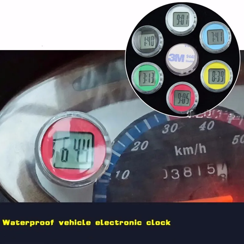 Universal Motorcycle Clocks font b Watch b font Waterproof Motorbike Mount Clock font b Watch b