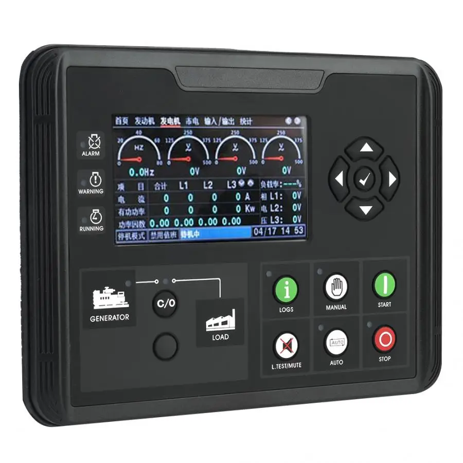 Стартер генератора Moteur DC70D 4,3 дюймов ЖК-дисплей генераторная установка контроллер Дизель/бензин/генераторная установка параметры монитора