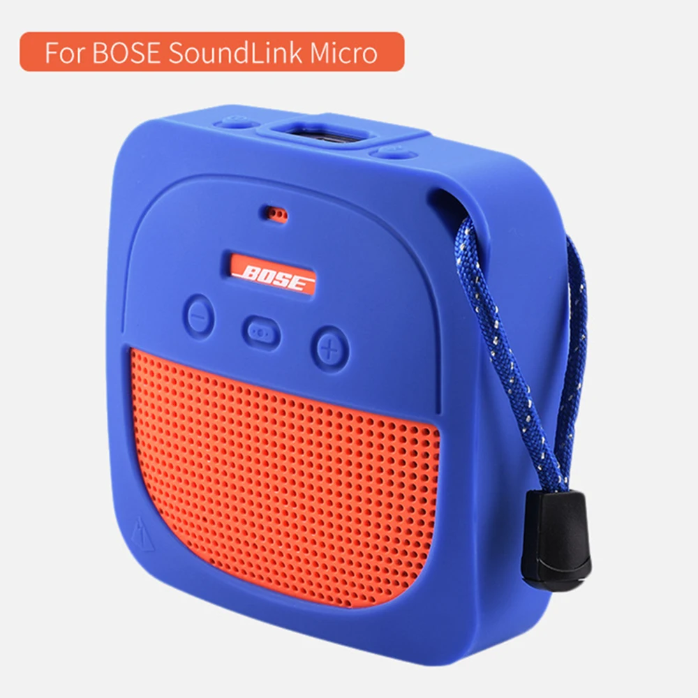 Newest Portable Protective Cover Case for Bose SoundLink Micro Bluetooth Speaker Shockproof Soft Silicone Gel Cover Container
