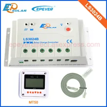 30amp EPSolar PWM controller with MT50 remote meter user setting parameter EPEVER Solar battery Charging regulator 30A