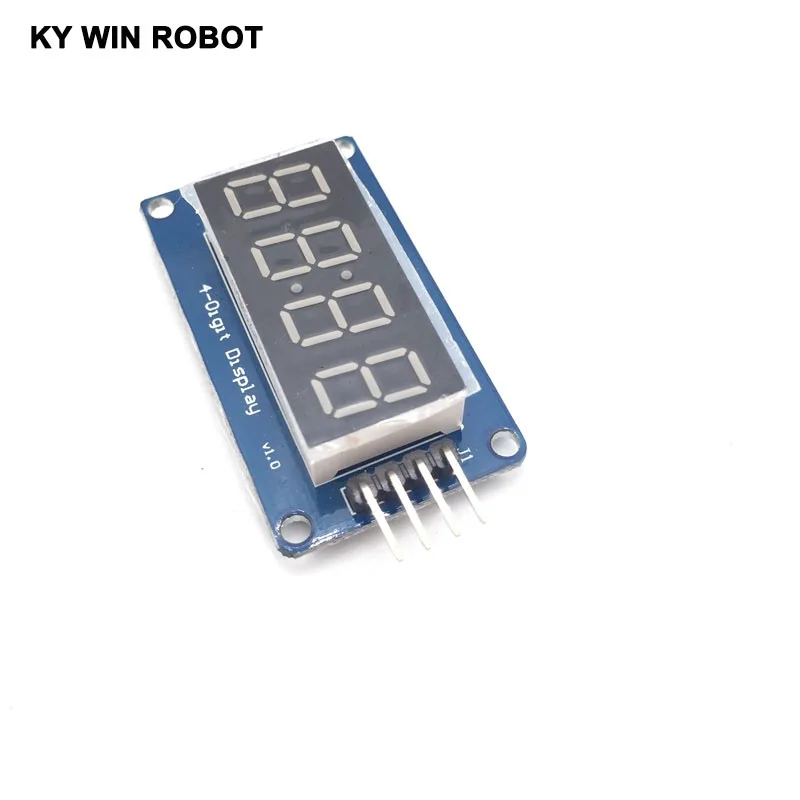TM1637 светодиодный модуль дисплея 7 сегментный 4 бита 0,36 дюймов часы красный анод цифровая трубка серийный драйвер платы пакет для arduino Diy Kit