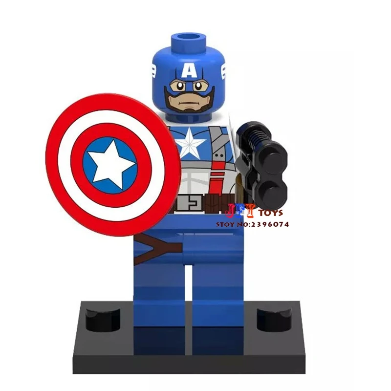 

Single Sale superhero Captain America Steve building blocks model bricks toys for children brinquedos menino