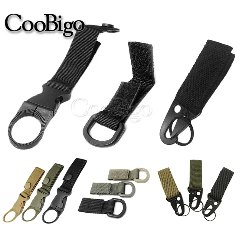 

1pcs Olecranon Hook Keychain Clasp Belt D-Ring Bottle Hanging Nylon Webbing Carabiners Tactical Backpack EDC Travel Kits #FLQ202