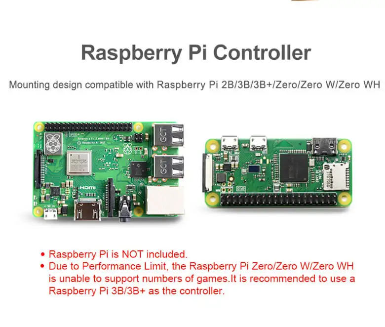 Raspberry Pi 3 Arcade-C-1P игровой плеер игровой автомат строительный комплект для Raspberry Pi 3 Model B+ RPI Zero W WH