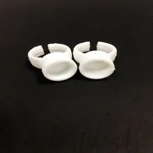 Одноразовое перманентное кольцо для макияжа без делителя среднего размера Татуировка чернила татуировка бровей и губ держатель пигментов кольца контейнер Чернила чашки